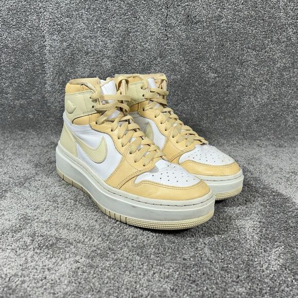 Nike Air Jordan 1 Elevate High DN3253-200 Women's Size 9.5 Celestial Gold Shoes - Picture 2 of 11